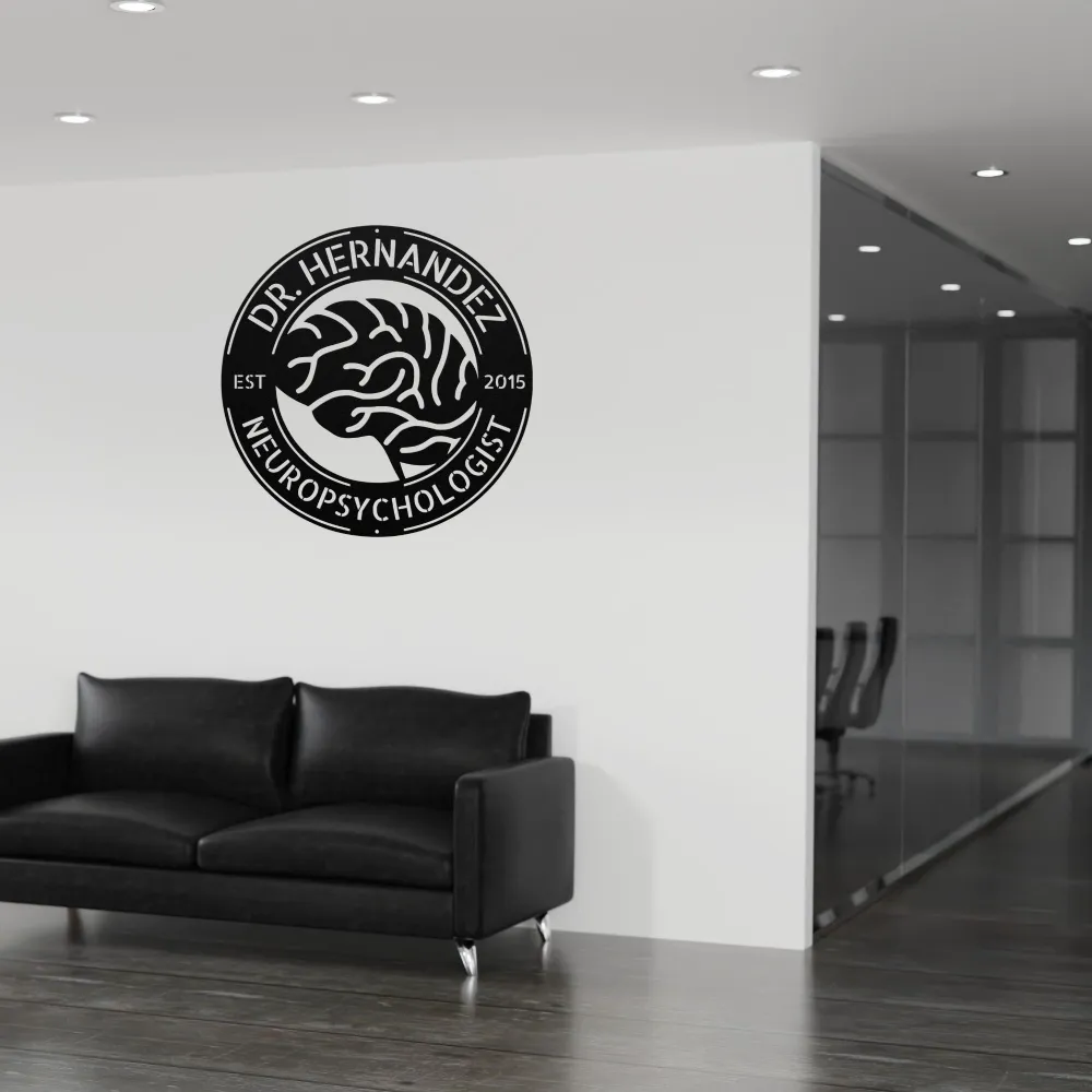 Personalized Neurologist Metal Sign